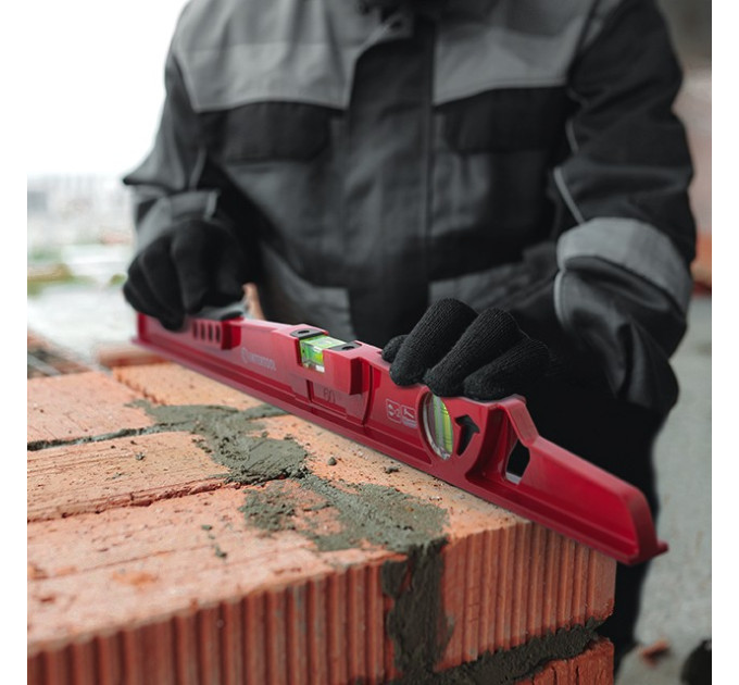 Рівень муляра, ударний 60 см, 2 капсули INTERTOOL MT-1560