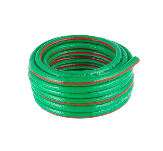 Шланг для води чотиришаровий, 1/2", 10 м, армований, PVC INTERTOOL GE-4101