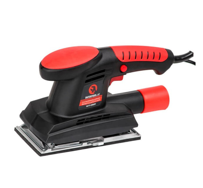 Шліфмашина вібраційна 200 Вт, 11000 кол./хв., платформа 187*90 мм INTERTOOL WT-0521