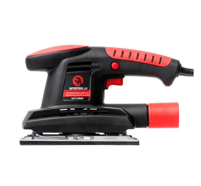Шліфмашина вібраційна 200 Вт, 11000 кол./хв., платформа 187*90 мм INTERTOOL WT-0521