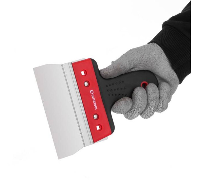 Шпатель з нержавіючої сталі 150мм Проф INTERTOOL KT-2675