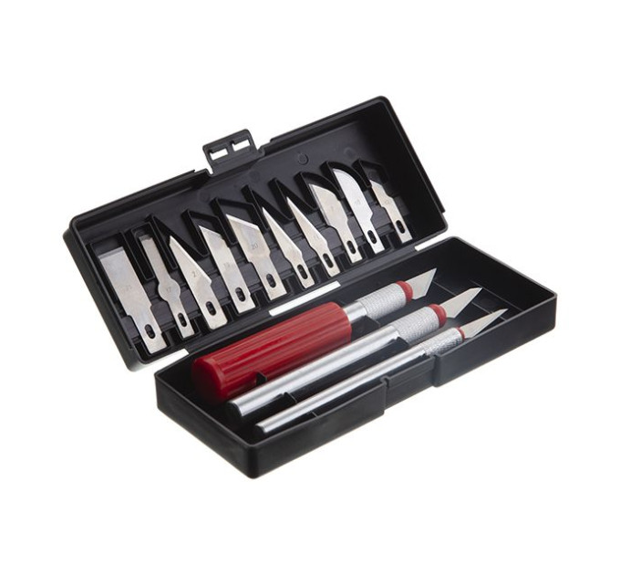 Набір скальпелів 13 шт. INTERTOOL HT-0525