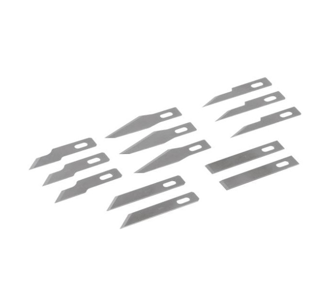 Набір скальпелів з тримачем 14 шт INTERTOOL HT-0524