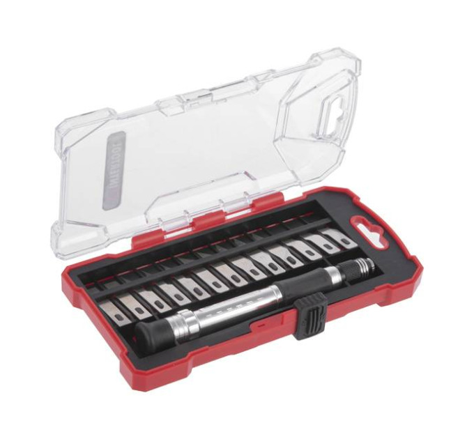 Набір скальпелів з тримачем 14 шт INTERTOOL HT-0524