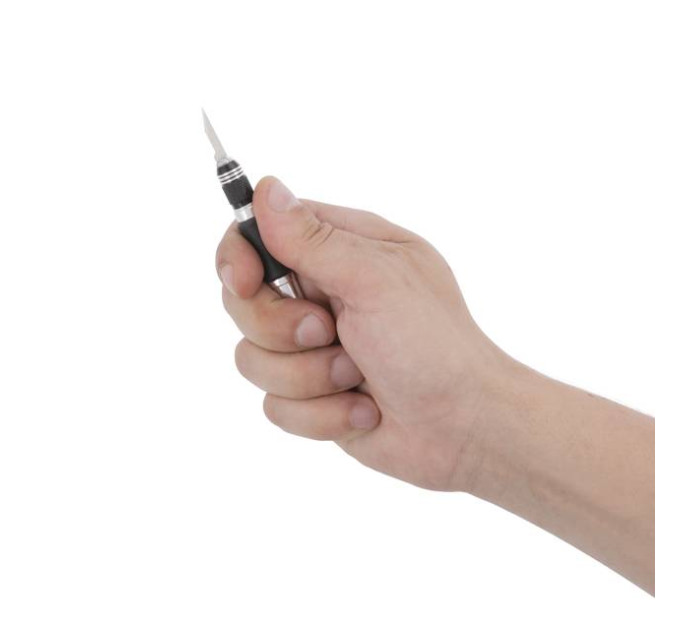 Набір скальпелів з тримачем 14 шт INTERTOOL HT-0524