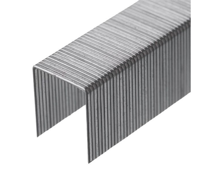 Скоба 14 мм, уп. 1000 шт., ширина 11.3 мм, переріз 0.70 мм (під пістолет RT-0201) INTERTOOL RT-0114