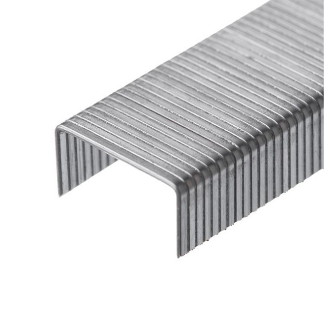 Скоба 6 мм, уп. 1000 шт., ширина 11.3 мм, переріз 0.70 мм (під пістолет RT-0201) INTERTOOL RT-0106