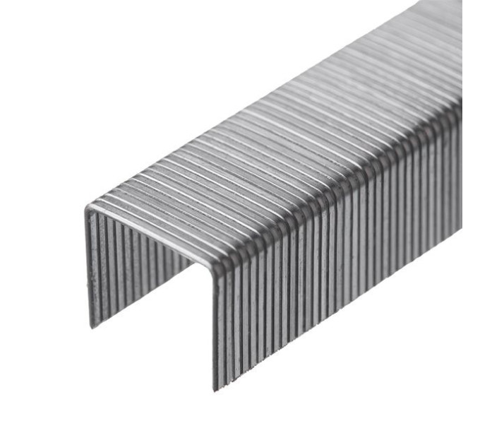 Скоба гартована 10 мм, уп. 1000 шт., ширина 11.3 мм, переріз 0.70 мм (під пістолет RT-0201) INTERTOOL RT-0130