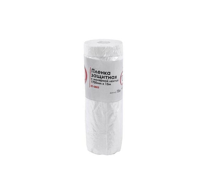 Плівка захисна з малярською стрічкою 1700 мм * 15 м INTERTOOL KT-0803
