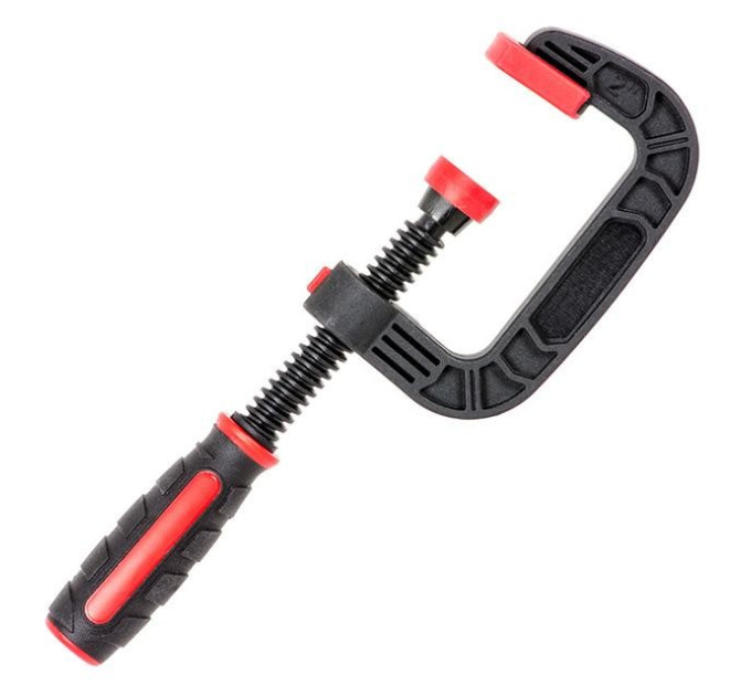 Струбцина типу "С", 3" / 75 мм, нейлонова INTERTOOL HT-6012
