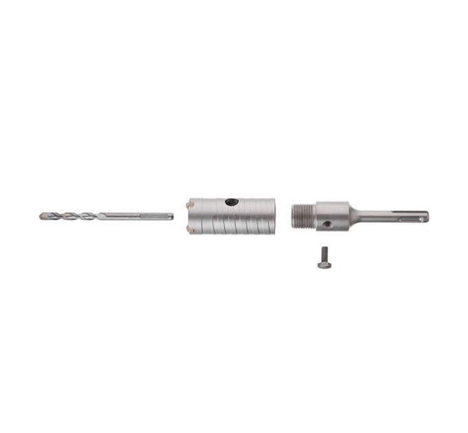 Комплект: Свердло корончасте по бетону 32мм + Перехідник SDS Plus 100мм INTERTOOL SD-7032