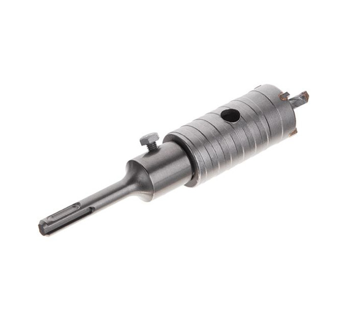 Комплект: Свердло корончасте по бетону 36мм + Перехідник SDS Plus 100мм INTERTOOL SD-7036