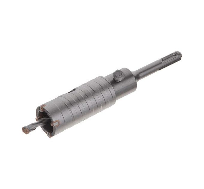 Комплект: Свердло корончасте по бетону 32мм + Перехідник SDS Plus 100мм INTERTOOL SD-7032
