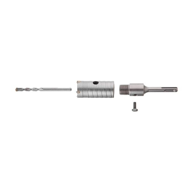 Комплект: Свердло корончасте по бетону 36мм + Перехідник SDS Plus 100мм INTERTOOL SD-7036