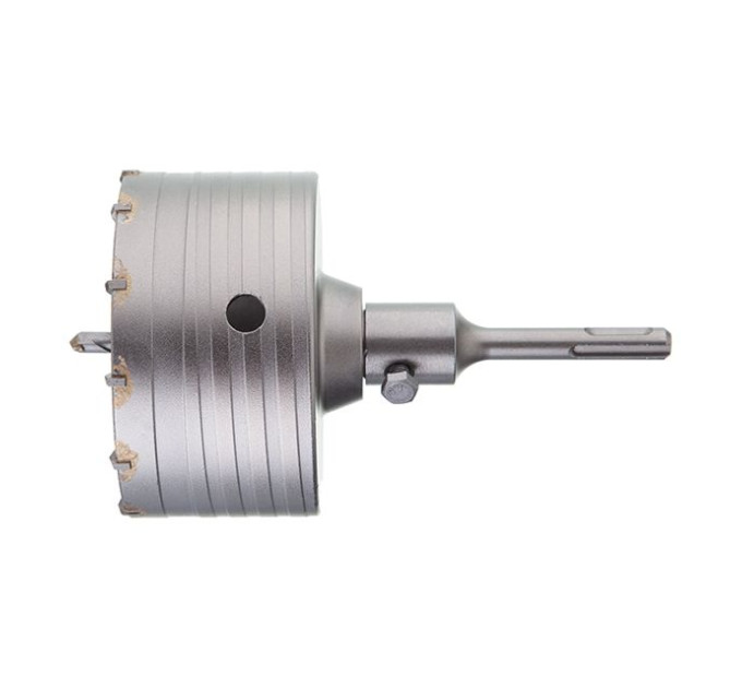 Комплект: Свердло корончасте по бетону 105 мм + Перехідник SDS Plus 100 мм INTERTOOL SD-7105