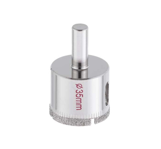 Коронка трубчаста по склу та кераміці 35 мм INTERTOOL SD-0361