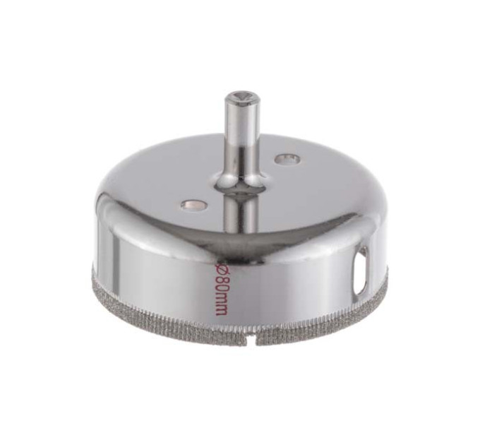 Коронка трубчаста по склу та кераміці 80 мм INTERTOOL SD-0376