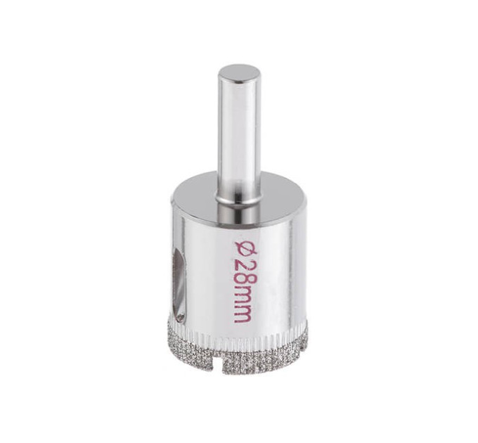 Коронка трубчаста по склу та кераміці 28 мм INTERTOOL SD-0358
