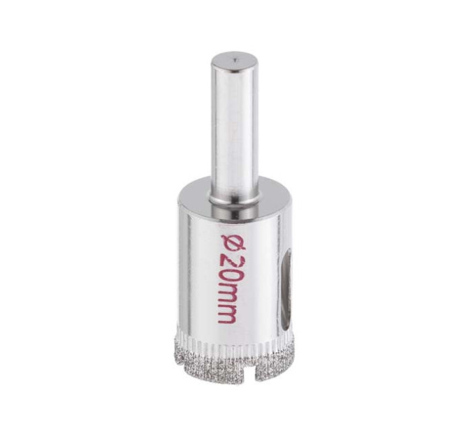 Коронка трубчаста по склу та кераміці 20 мм INTERTOOL SD-0353