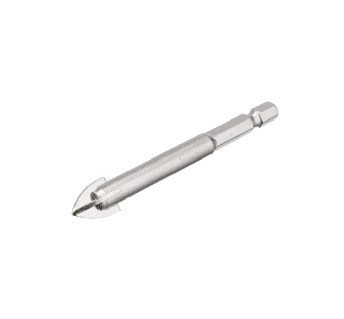 Свердло по склу та кераміці 12 мм HEX 1/4'' (6.35 mm) INTERTOOL SD-0292