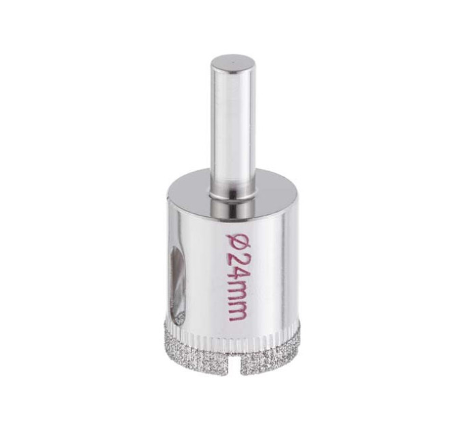Коронка трубчаста по склу та кераміці 24 мм INTERTOOL SD-0355