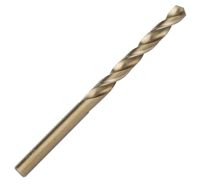 Свердло кобальтове по металу 6.5 мм HSS-Co, DIN 338 INTERTOOL SD-5465