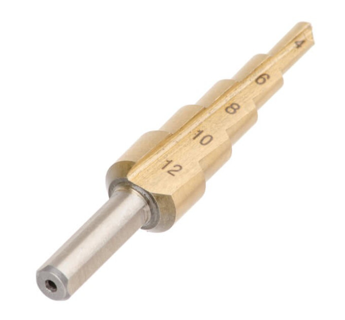 Свердел ступінчастий по металу 4-12 мм INTERTOOL SD-5812