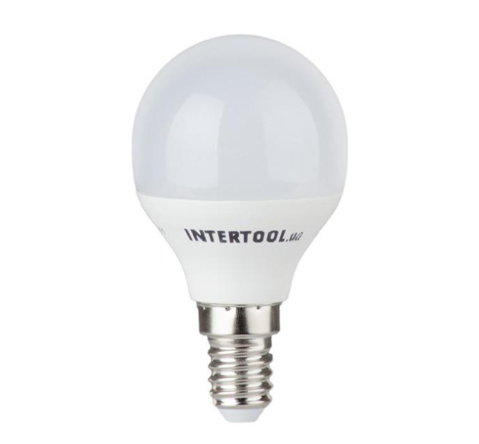 Світлодіодна лампа LED 5 Вт, E14, 220 В INTERTOOL LL-0102