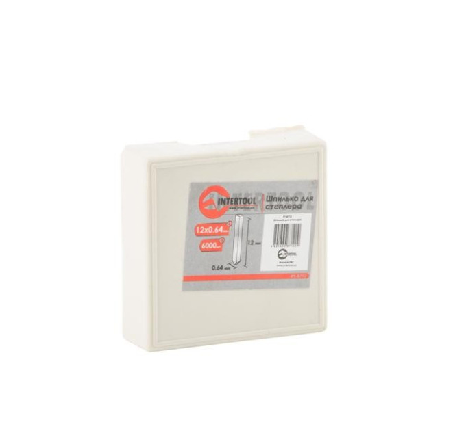 Шпилька для степлера 12мм d = 0.64мм 6000шт/упак INTERTOOL PT-8712