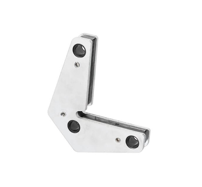 Кутник магнітний для зварювання, 15°, 60°, 90°, 120°, 11 кг, 75*85 мм INTERTOOL MW-0007
