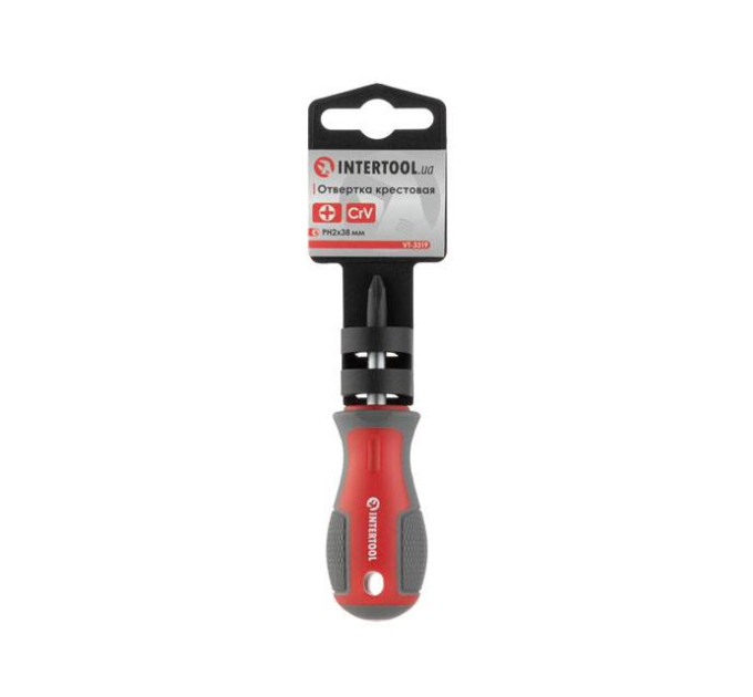 Викруткa PH2 * 38 мм, CR-V INTERTOOL VT-3319
