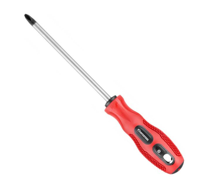 Викрутка хрестова PZ0 x 100 мм INTERTOOL VT-3154