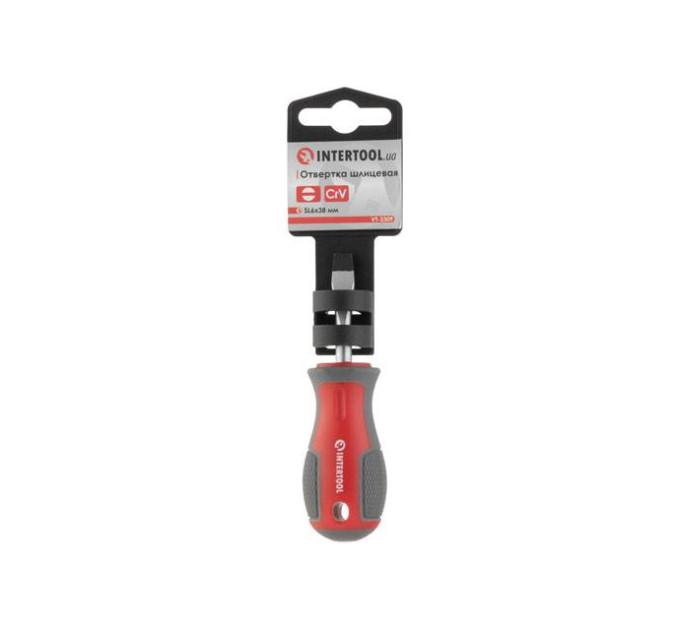 Викрутка SL6.0 * 38 мм, CR-V INTERTOOL VT-3309