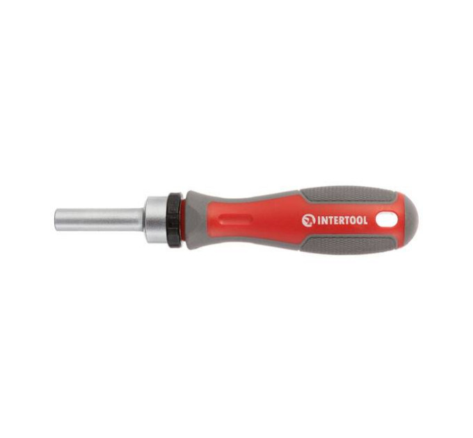 Викрутка з храповим механізмом та комплектом насадок 31 од. INTERTOOL VT-3374