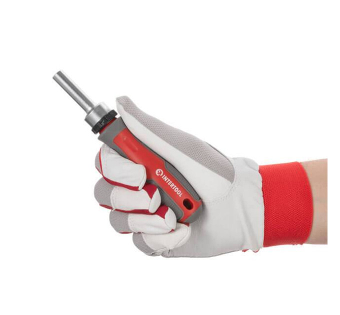 Викрутка з храповим механізмом та комплектом насадок 31 од. INTERTOOL VT-3374