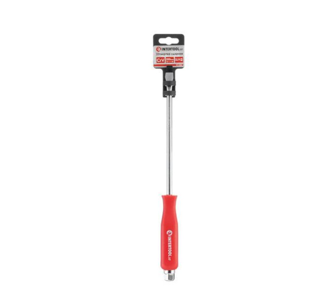 Викрутка шліцева SL9*200 мм, CrV INTERTOOL HT-0485