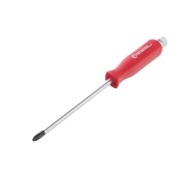 Викрутка шліцева PH3*150 мм, CrV INTERTOOL HT-0489