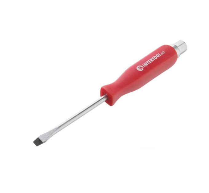Викрутка ударна SL5*75 мм, CrV INTERTOOL HT-0481
