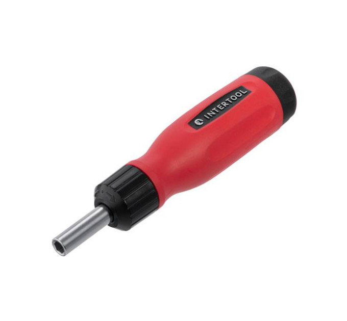 Викрутка реверсивна з комплектом насадок 12 од. INTERTOOL VT-1003