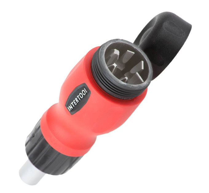 Викрутка реверсивна з комплектом насадок 6 од. INTERTOOL VT-1009