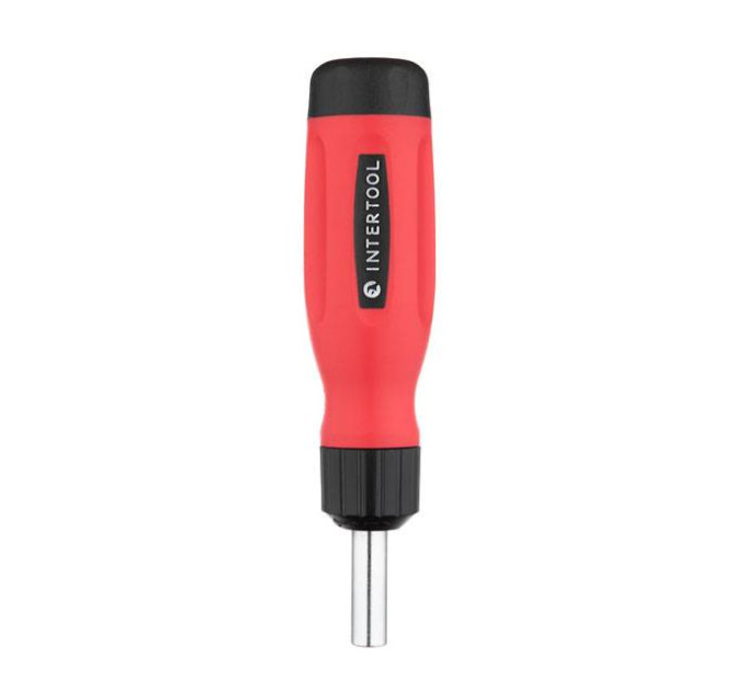 Викрутка реверсивна з комплектом насадок 12 од. INTERTOOL VT-1003