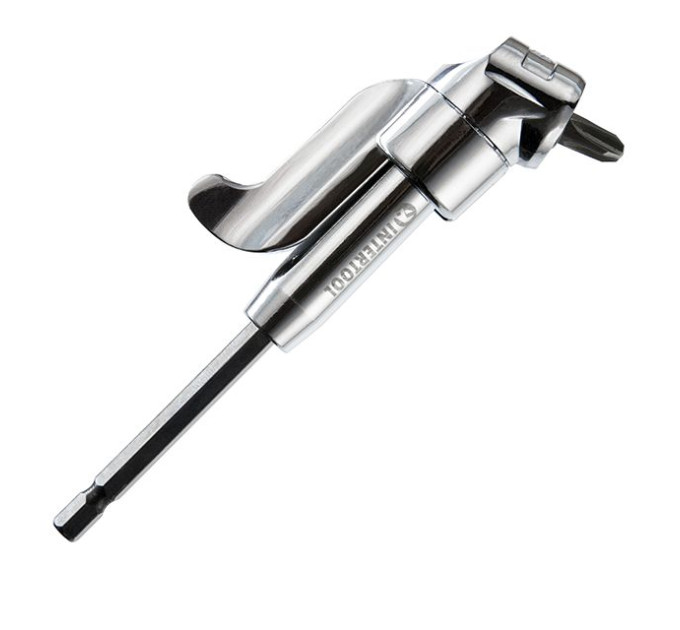 Кутовий адаптер для насадок для викруток 1/4", CrV INTERTOOL VT-0106