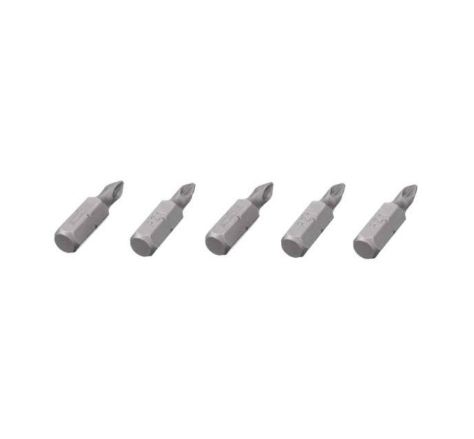 Комплект отверточних насадок PZ1 1/4 "* 25мм, ACR, S2, уп. 5од., STORM INTERTOOL VT-0208