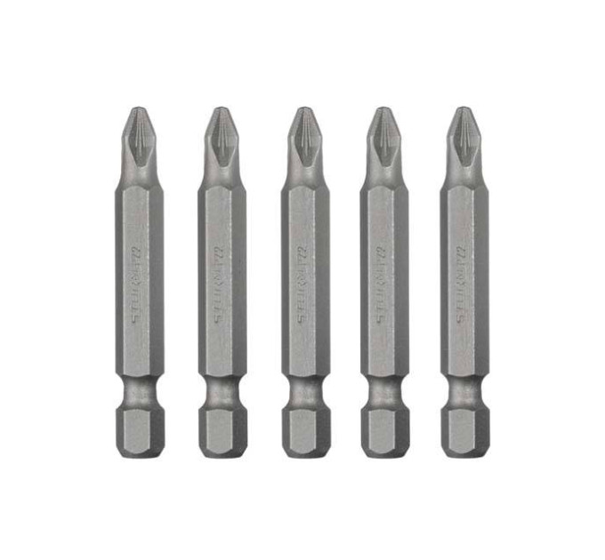 Комплект насадок викруткових PZ2 1/4 "* 50мм, ACR, S2, уп. 5од., STORM INTERTOOL VT-0204