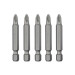 Комплект насадок викруткових PZ2 1/4 "* 50мм, ACR, S2, уп. 5од., STORM INTERTOOL VT-0204