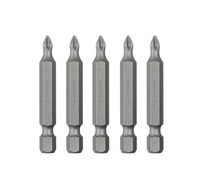 Комплект насадок викруткових PH1 1/4 "* 50мм, ACR, S2, уп. 5од., STORM INTERTOOL VT-0201
