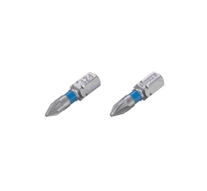 Комплект викруткових насадок PZ1 1/4" * 25 мм, S2, уп. 2 од., STORM INTERTOOL VT-0220