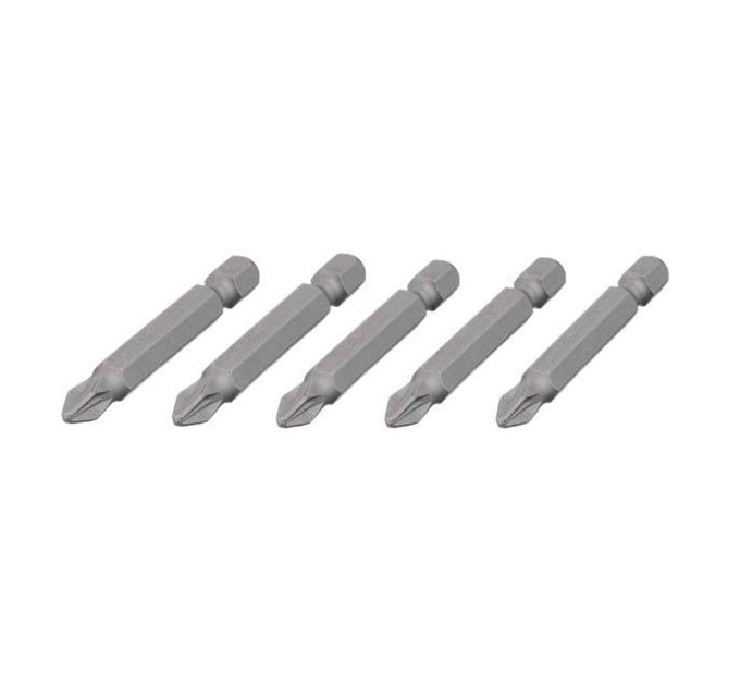 Комплект насадок викруткових PZ2 1/4 "* 50мм, ACR, S2, уп. 5од., STORM INTERTOOL VT-0204