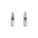 Комплект викруткових насадок PH2 1/4" * 25 мм, S2, уп. 2 од., STORM INTERTOOL VT-0218