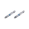 Комплект викруткових насадок PZ2 1/4" * 50мм, S2, уп. 2 од., STORM INTERTOOL VT-0215
